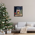 thumbnail image 2 of Stupell Industries Cozy Christmas Fireplace Mantle Graphic Art Jet Black Floating Framed Canvas Print Wall Art, Design by Katie Doucette, 2 of 6