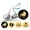 Glitter Gold & Black, variant on Darling Souvenir 190 Pcs DIY Candy Chocolate Labels Its A Girl Theme Stickers-Black