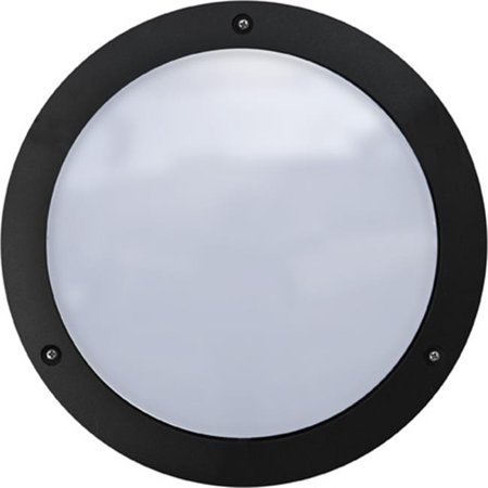 

Dabmar Lighting W3985-B 10.50 x 10.50 x 2.75 in. 120 V 13 watts Powder Coated Cast Aluminum Surface Mounted Wall Fixture Light with S13-GU-24 Flourescent Lamp Black