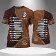 thumbnail image 1 of Camiseta de Chefworks para hombre, camisa Unisex con nombre personalizado, estampado 3D, regalo informal para Chef, DW57Adult size XL Gao Jinjia LED, 1 of 2