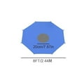 thumbnail image 1 of Trampoline Sun Shade Cover 8ft-16ft with UV Protection, Weather-Resistant Trampoline Top Cover for Outdoor Backyard Playground, 1 of 2