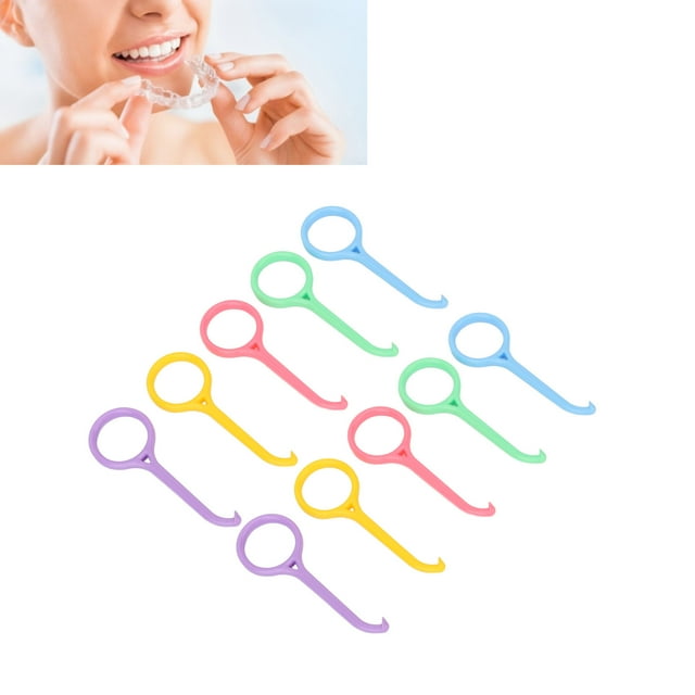 Aligner Removal, 10pcs Portable Removable Braces Retainers Remover Tool For Oral Care Removable Braces Disassembly Accessories Braces Retainer Remover