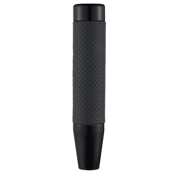 Abfer Pomo De Palanca De Cambios Con Peso, Palanca De Cambios Larga, Palanca De Cambios De Cuero Con Adaptador Para La Mayoría De Vehículos Manuales Automáticos, Color Negro