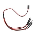 thumbnail image 3 of Luz LED roja blanca para coche RC, 4 luces LED LED para coche RC para coche de control remoto Luz LEDRC para coche Innovación moderna, 3 of 14