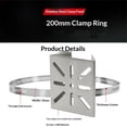 thumbnail image 4 of Universal Vertical Pole Corner Mount Bracket for Security Camera, Stainless Steel Pole Mount Adapter with 3 Loops, CCTV Cameras Mounting Brackets, 4 of 5