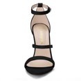 thumbnail image 3 of BLISSFUL STEP Women's Open Toe Triple Straps Stiletto High Heeled Sandals, 3 of 7