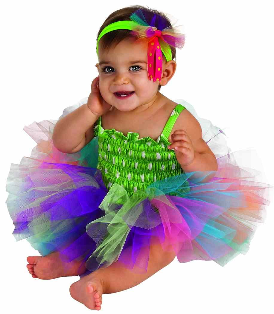 Rainbow Tutu Fairy Princess Ballerina Fancy Dress Halloween Baby Child