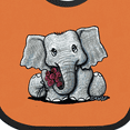 thumbnail image 4 of Inktastic Kiniart Elephant Boys or Girls Baby Bib, 4 of 4