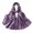 Purple, variant on Shimmery Satin Scarf for Women: Dubai Shawl, Abaya Stole & Travel Headwrap