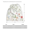 thumbnail image 3 of Disketp Wildflower Watercolor 2 Slouchy Beanie Hip-Hop Soft Lightweight Running Beanie Adult Hats Chemo Cap for Men Women, 3 of 8