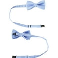 thumbnail image 2 of Boys Blue Polka Dot Pre-Tied Bow Ties for Formal Events, 2 of 4
