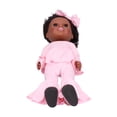thumbnail image 4 of Muñeca de vinilo para niña NikouMX Muñeca negra de 14 pulgadas Muñeca Reborn diseño a prueba de futuro, 4 of 8