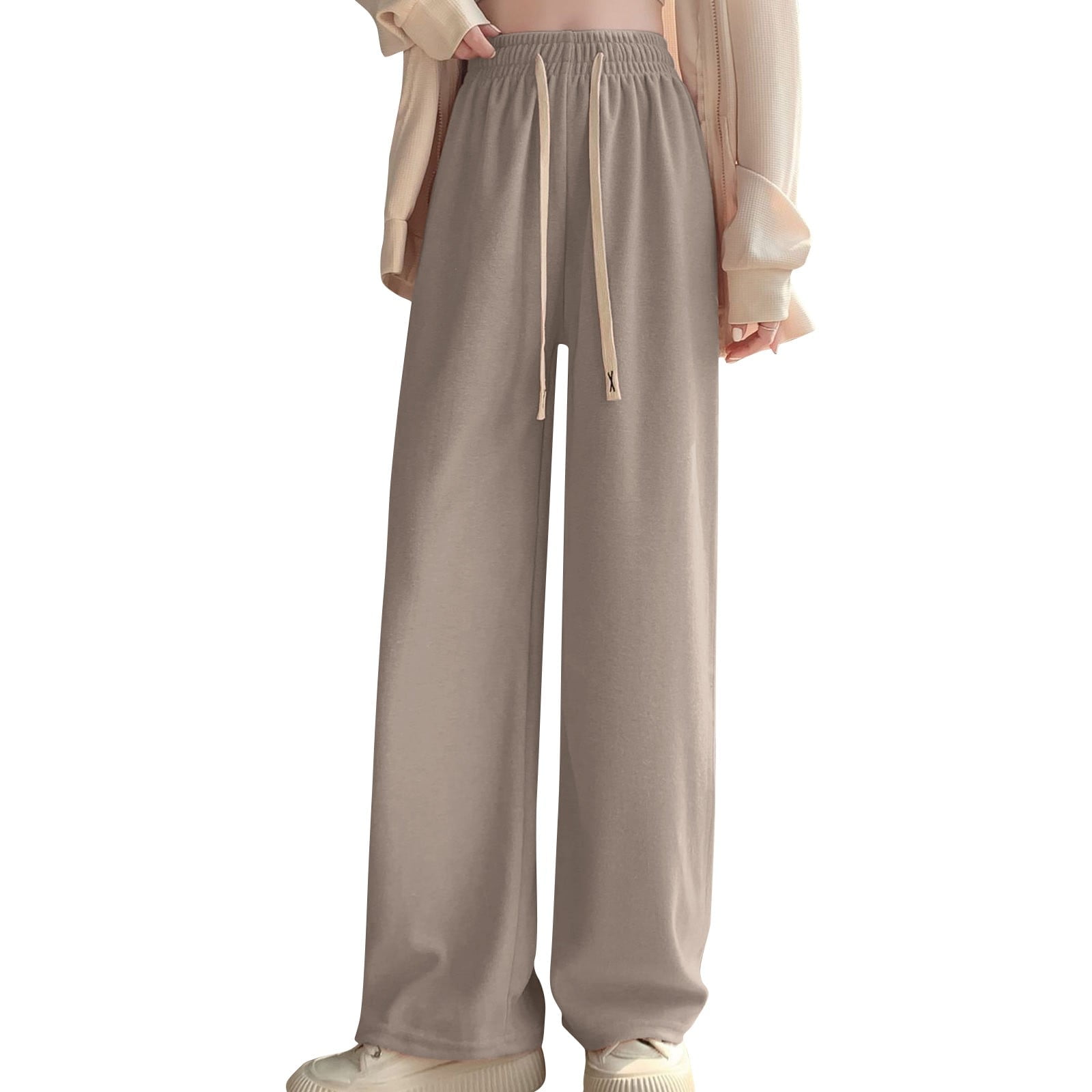 【送料無料】H BEAUTY&YOUTH WOOL FATIGUE PANTS Winter Wool Wide Leg Pants Women Streetwear High Waist Suit