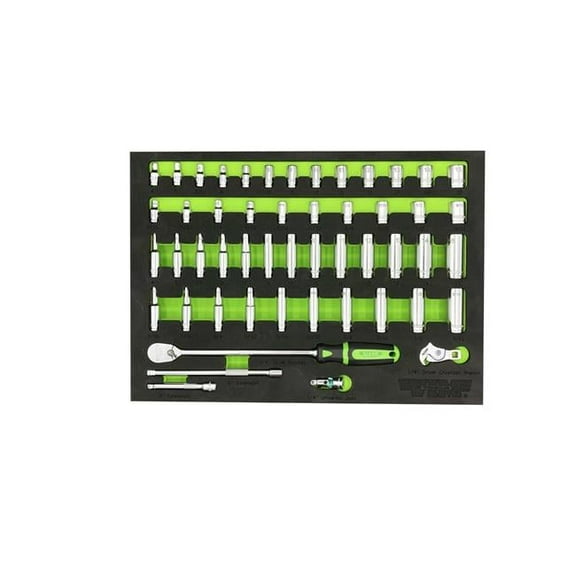 Vim Tools  0.25 in. Drive Socket Master Set - 51 Piece
