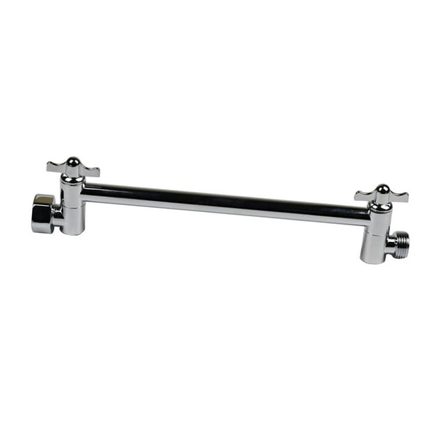 Soporte de conexión de rociador antifugas para brazo de ducha universal de 11" con cabezal grande Color cromado