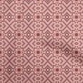 thumbnail image 1 of oneOone Polyester Spandex Pink Fabric Geometric Fair Isle Pattern Sewing Material Print Fabric By The Yard 56 Inch Wide, 1 of 4