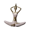 thumbnail image 3 of Estatuas de yoga, estatua de postura de yoga, artesanías de resina, decoración moderna para el hogar, estatua de mujer de yoga, escultura de yoga para Estilo A mayimx estatua de postura de yoga, 3 of 9