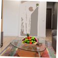 thumbnail image 4 of 1 frutero tallado en raíz, plato de fruta único para sala de estar, forma aleatoria, centro de mesa decorativo para el hogar o la cocina, diseño natural para frutas y bocadillos, 4 of 6