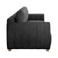 thumbnail image 4 of Serta Grant Scandinavian Convertible Sofa with Queen Size Sleeper, Charcoal Boucle Fabric, 4 of 7