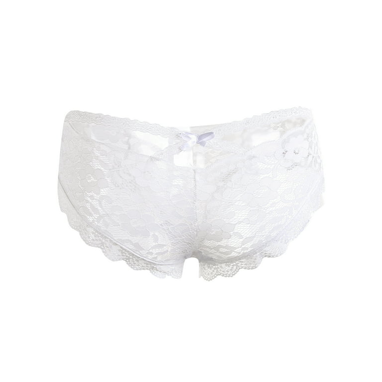 LisenraIn Women Lace Panties See Through Light Breathable Briefs Underwear