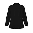 thumbnail image 4 of LEKWK Blazers for Women Business Casual Open Front Long Sleeve Suit Jacket Slim Fit Lapel Collar Elegant Workwear Coat for Office Meeting, 4 of 9