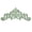 Iris-Green, variant on Sungmor Vintage Cast Iron Wall Decor - Ornate Swirl and Scrollwork Design Metal Plaque for Home & Garden Decor - Door, Wall, Furniture and Fireplace Mantel - Vintage Green Finish