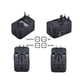thumbnail image 3 of Dinheiro Adaptador de Viaje Enchufe de Viaje Mundial para más de 150 países, Adaptador Universal Mundial, Enchufe Reino Unido Inglaterra/Estados Unidos/UE Alemania/AUS con 2 Tomas USB Adaptador de, 3 of 5