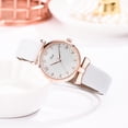 thumbnail image 1 of Relojes Mujer Pulsera Conjunto Flores Señoras Pulsera Reloj Casual Cuero Cuarzo Wmkox8yii gfajkfgbkjabf68, 1 of 4