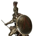 thumbnail image 3 of Unicorn Studio Greek Military King Leonidas Statue Bronze Finish, 3 of 5