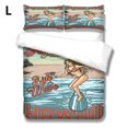 thumbnail image 2 of Dibujos animados Edredón Cubierta Hogar Essentials Conjuntos de ropa de cama Cubiertas de almohadas Multicolor Múltiples Tamaño Edredón Set Adolescente Boy Regalos L 3 Piezas Advancent HA011561-14, 2 of 7