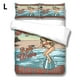 thumbnail image 2 of Dibujos animados Edredón Cubierta Hogar Essentials Conjuntos de ropa de cama Cubiertas de almohadas Multicolor Múltiples Tamaño Edredón Set Adolescente Boy Regalos L 3 Piezas seitruly HA011561-14, 2 of 7