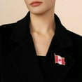 thumbnail image 4 of 20Pcs Canada Flag Lapel Pins Bulk - Enamel Canadian Maple Leaf Brooch Badges for Clothes, Hats, Bags - Patriotic Souvenir Pins for Men & Women, Canada Day Gifts, 4 of 9