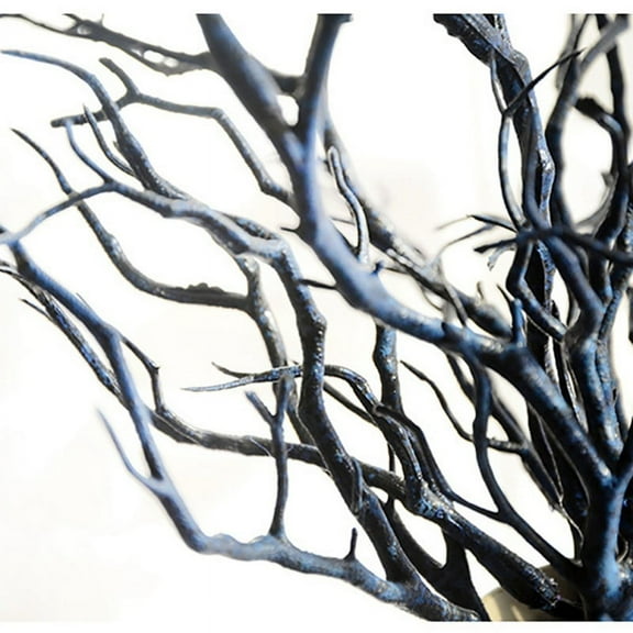 lifeuping 35cm Artificial Curly Willow Branch in Plastic Planter (3 Count)