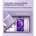 thumbnail image 2 of Magnetic Clear for iPhone 11 Case with Exlusive Build-in Camera Cover [No.1 Strong N52 Magnets] [Compatible with Magsafe] for Women Girls Phone Case (6.1")-Purple, 2 of 7