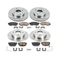 thumbnail image 3 of Power Stop Front and Rear Stock Replacement Brake Pad and Rotor Kit KOE657, 3 of 8