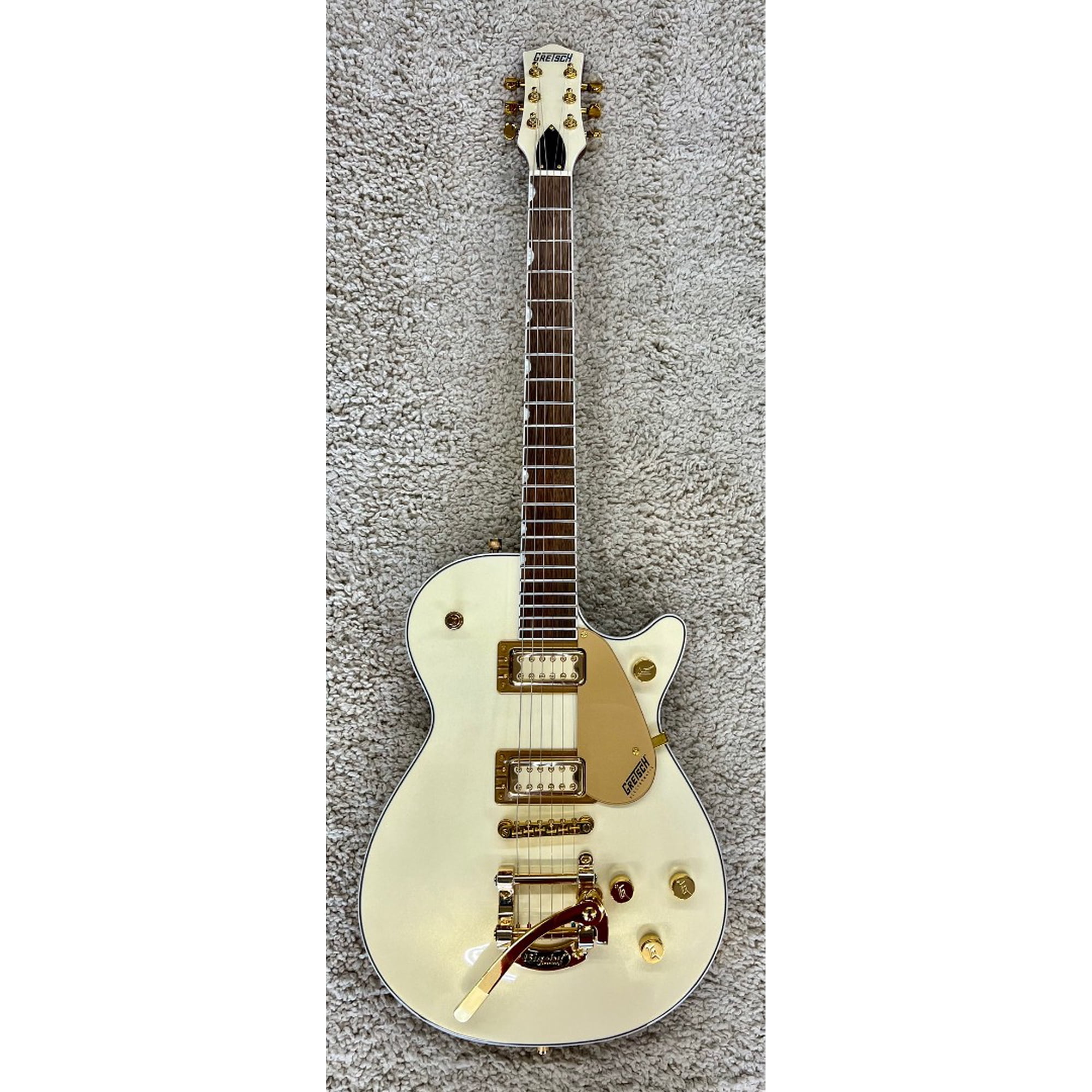Gretsch Electromatic Pristine Limited Jet Electric Guitar w/Bigsby, White Gold