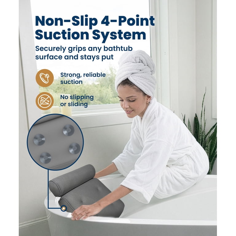 Everlasting Comfort Bath Pillow Grey photo 8