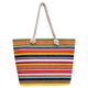 thumbnail image 1 of Bolso de playa Bolsos de playa Bolsos de mano para mujer Bolso de mano de lona bohemio a rayas para mujer con cierre de cremallera, utilitario, impermeable, estético Bolsos de playa, 1 of 6
