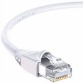 thumbnail image 2 of InstallerParts (10 Pack Ethernet Cable CAT6A Cable UTP Booted 25 FT - White - Professional Series - 10Gigabit/Sec Network/High Speed Internet Cable, 550MHZ, 2 of 4