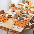 thumbnail image 2 of Halloween Bats with Moons and Stars Summer Placemats Table Placemats Set Of 4-Linen Kitchen Washable Placemats Table Mats 11.8"x17.7" Non-Slip Heat Resistant, 2 of 6