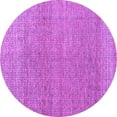 thumbnail image 1 of Ahgly Company Indoor Round Abstract Purple Modern Area Rugs, 7' Round, 1 of 4