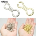 thumbnail image 3 of 100pcs Fishing Sinker Eyes Eyelets Bass Fishing Wire Eyes Sinker Screw Guides, 3 of 12