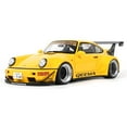 thumbnail image 5 of 2024 Porsche 911 (964) RWB "Qeema" Yellow 1/18 Model Car by GT Spirit, 5 of 11