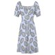 thumbnail image 4 of Lindo E coli bacterias en azul vestido de manga corta vestido de dama de honor vestidos de mujer vestido de noche de gala, 4 of 6