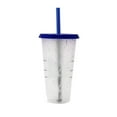 thumbnail image 2 of Cheers.US 700ml Color Changing Tumblers Cups with Lids %26 Straws Reusable Bulk Tumblers Plastic Cold Tumbler Cup for Adults Kids, 2 of 7