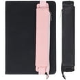 thumbnail image 1 of 2 Pcs Elastic Pen Holder Notebook Pencil Case Pouch Zipper Pencil Holder Touch Screen Pen Holder Pencil Pouch For Planners Binders, 1 of 8