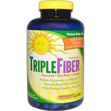 Renew Life Triple Fiber - 150 Veggie Caps