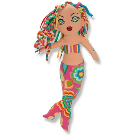 Melissa & Doug Meri Mermaid - Patterned Pal Stuffed Doll