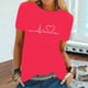 thumbnail image 5 of Playera Para Hombre, Camiseta De Manga Corta Holgada Con Cuello Redondo Y Estampado Informal A La Moda Para Niño Y Niña, 5 of 6