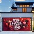 thumbnail image 5 of Large Christmas Banner for Garage Decorations Holiday Festive Party Sign Outdoor Indoor Xmas Decoration, 5 of 5
